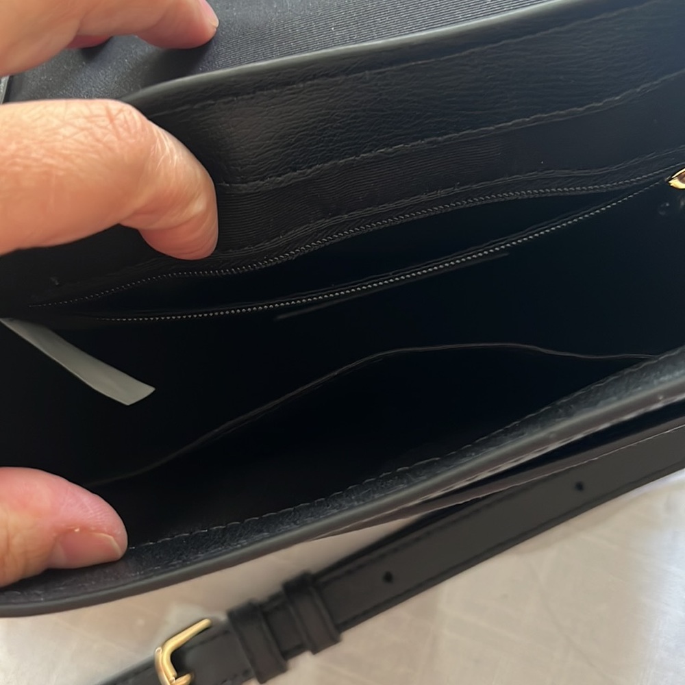 Marc Jacobs Black Leather Crossbody Saddle Bag - Picture 7 of 10